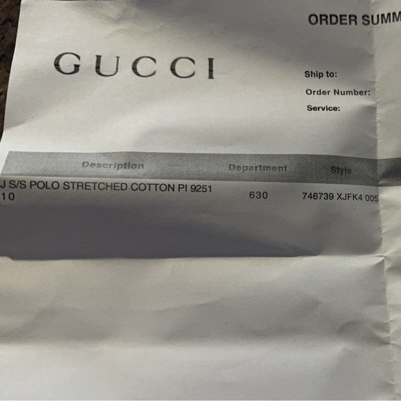 Boys Authentic Gucci Polo - Picture 5 of 5